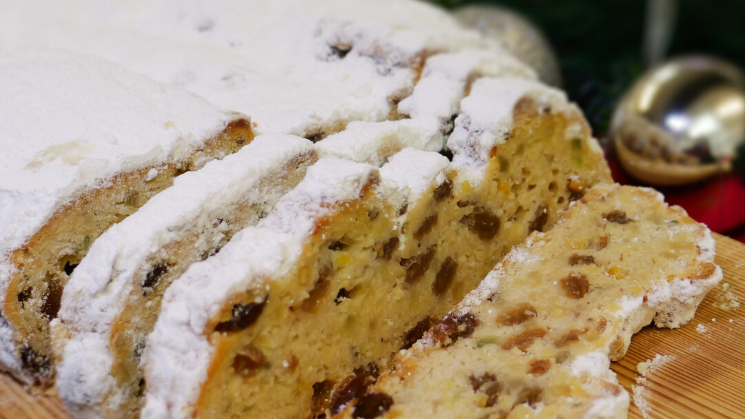 Christstollen Rosinenstollen von Münchs Backstube